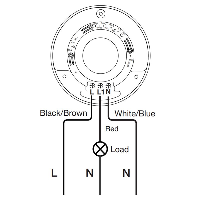 rz036 ceiling motion sensor wiring diagram